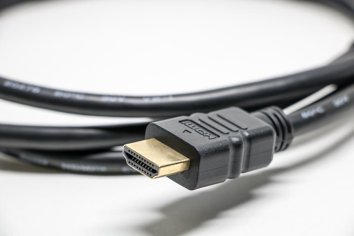 HDMI cable — ARC connection for TV and sound system